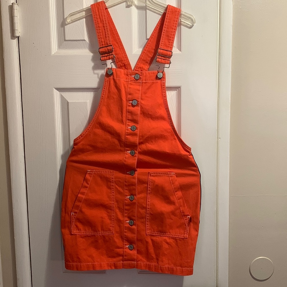 Dickies Orange Overall Dress